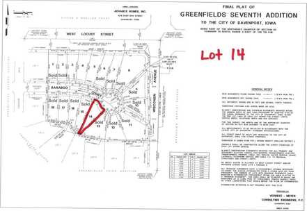 Lot 14 Baraboo Court, Davenport, IA 52804