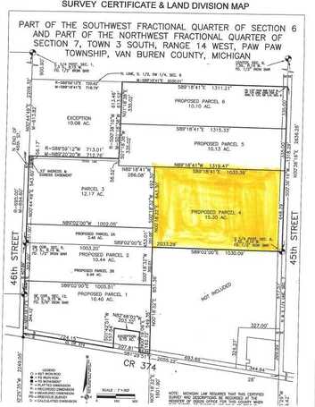 Parcel 4 45th, Paw Paw, MI 49079