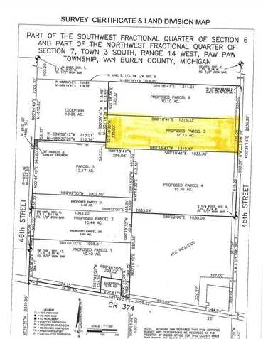 Parcel 5 45th, Paw Paw, MI 49079