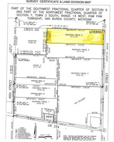 Parcel 6 45th, Paw Paw, MI 49079