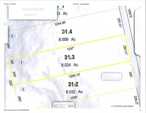 Lot 3 Town Hill Rd, Sandisfield, MA 01255