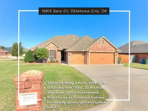 10813 Sara Court, Oklahoma City, OK 73130