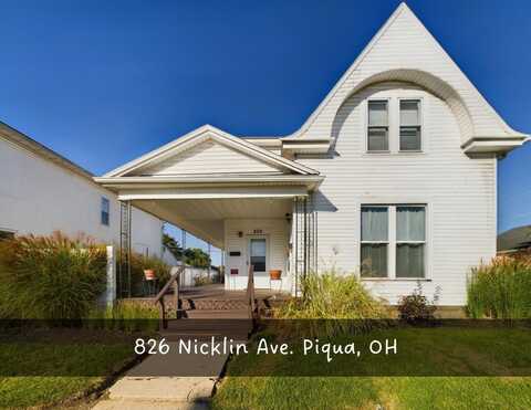 826 Nicklin Avenue, Piqua, OH 45356