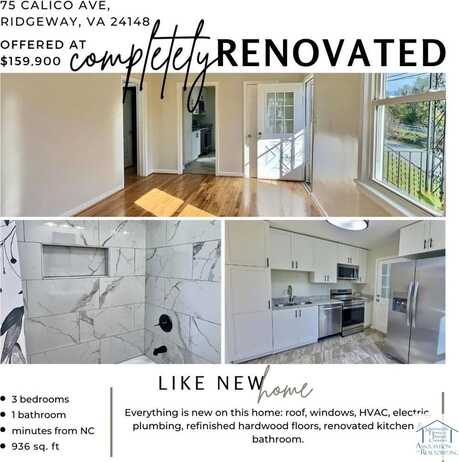 75 Calico Avenue, Ridgeway, VA 24148