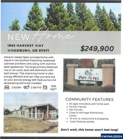 Harvest Way Wy, Woodburn, OR 97071