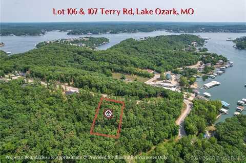 Lot 106 &107 Terry Road, Lake Ozark, MO 65049