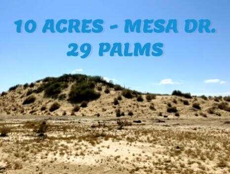 0 Mesa Drive, 29 Palms, CA 92277