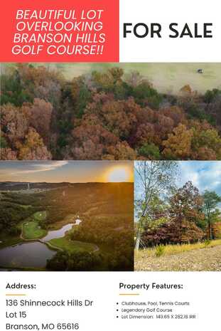 Lot 15 Shinnecock Hills Drive, Branson, MO 65616