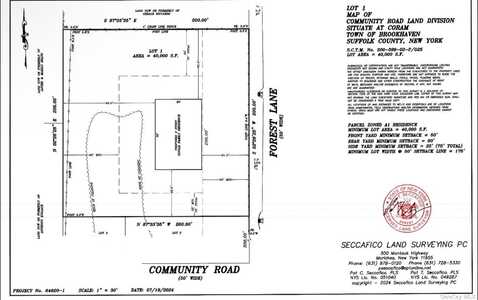 Lot # 1 Forest Lane, Coram, NY 11727