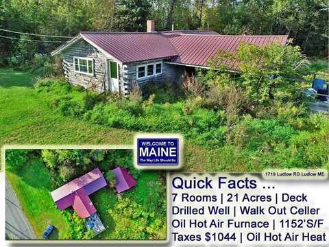 1719 Ludlow Road, Ludlow, ME 04730