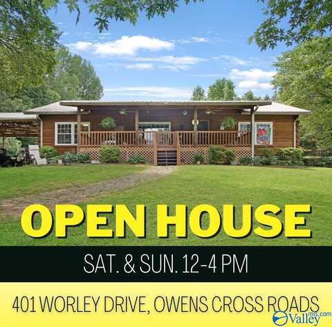 401 Worley Drive, Owens Cross Roads, AL 35763