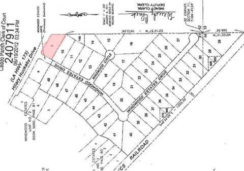 Lot 9 Windwood Estates Drive, Shreveport, LA 71107