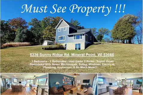 5336 Sunny Ridge Road, Mineral Point, WI 53565