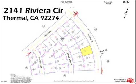 2141 RIVIERA CIR, THERMAL, CA 92274