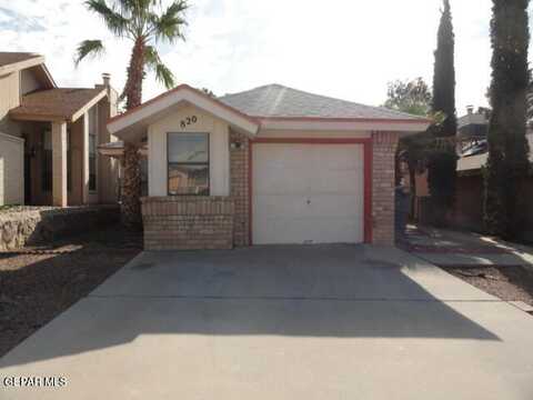 820 Derrickson Drive, El Paso, TX 79912