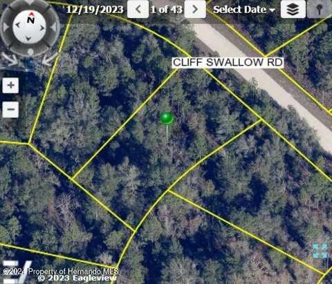 Lot 10 CLIFF SWALLOW Road, Weeki Wachee, FL 34614