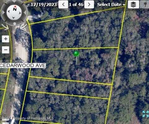 CEDARWOOD Avenue lot: 15, Weeki Wachee, FL 34614