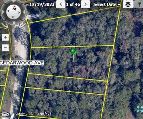 Lot 15 CEDARWOOD Avenue, Weeki Wachee, FL 34614