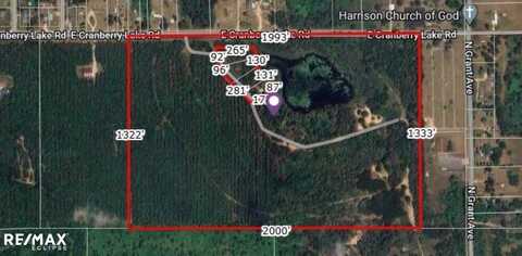 0 Cranberry Lake, Harrison, MI 48625