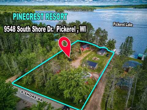 9548 SHORE DR S, Pickerel, WI 54465