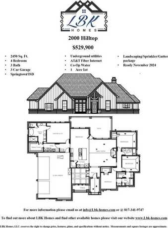 2000 Hilltop Cove, Springtown, TX 76082