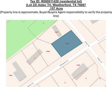 Lot 22 Aztec Trail, Weatherford, TX 76087