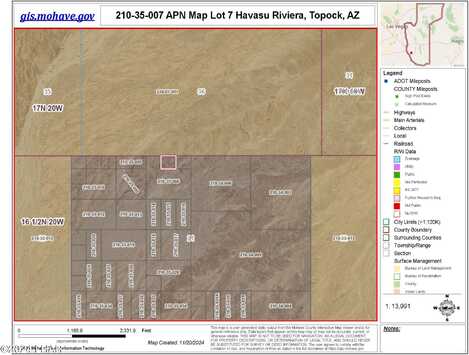 Lot 7 Havasu Riviera, Topock, AZ 86436