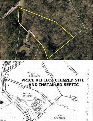 125 Big Cedar Drive unit: Septic Installed, Rutherfordton, NC 28139
