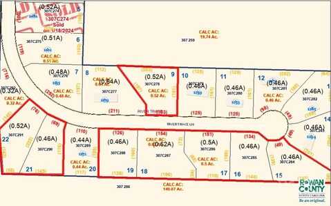 1207 + River Trace Lane unit: 9,15-19,21&21, Salisbury, NC 28144