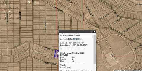 Xxx Chippewa Road SW, Rio Rancho, NM 87124