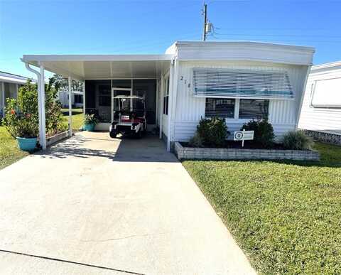 218 TRAILORAMA DRIVE, NORTH PORT, FL 34287
