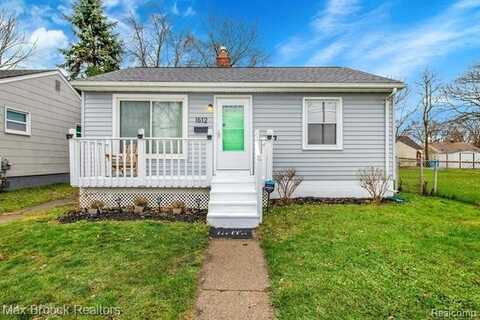 1612 E WOODRUFF Avenue, Hazel Park, MI 48030