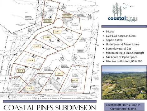 Tbd Harris, Lot 1 Road, Cumberland, ME 04021