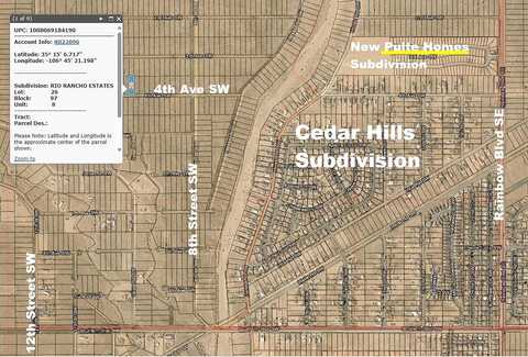 Lot 26 4Th Avenue Sw, Rio Rancho, NM 87144