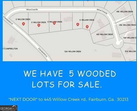 Willow Creek Road, Fairburn, GA 30213