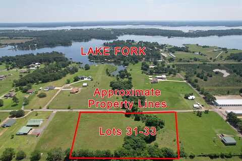 Lots 31-33 Private Road 5986, Yantis, TX 75497