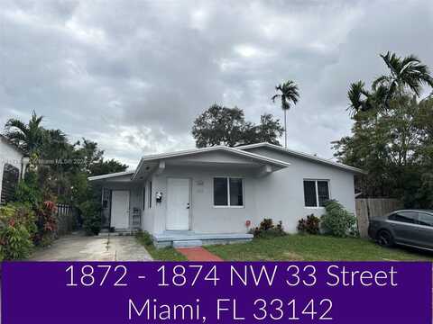 1872 NW 33rd St, Miami, FL 33142