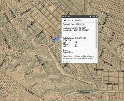 Partridge Road NW, Rio Rancho, NM 87144
