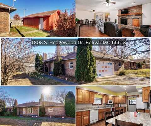 1808 S Hedgewood Drive, Bolivar, MO 65613