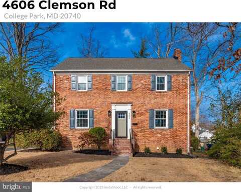 4606 CLEMSON ROAD, COLLEGE PARK, MD 20740