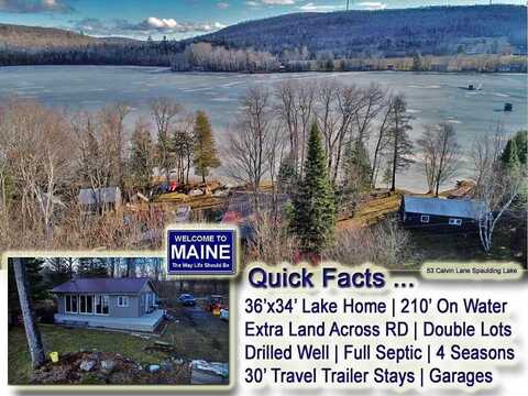 53 Calvin Lane, Oakfield, ME 04763