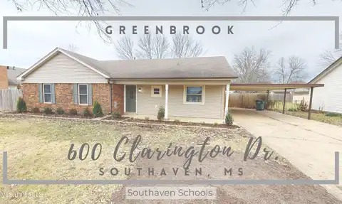 600 Clarington Drive, Southaven, MS 38671