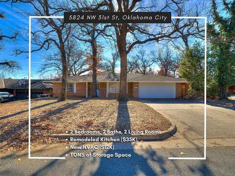 5824 NW 31st Street, Oklahoma City, OK 73122