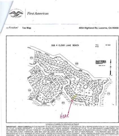 4054 Highland Road, Lucerne, CA 95458