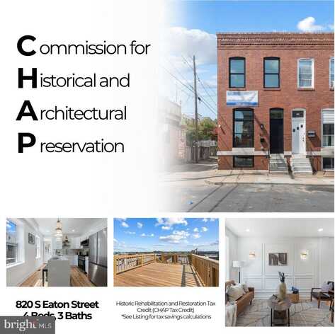 820 S EATON STREET, BALTIMORE, MD 21224