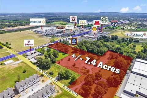 7.4 AC Elm Springs/Oak Grove RD, Springdale, AR 72762