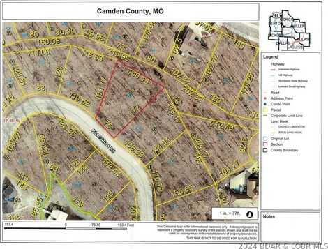 Palisades Drive lot: 521, Four Seasons, MO 65049