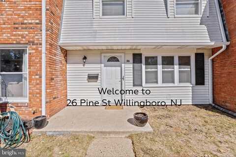 26 PINE STREET, WILLINGBORO, NJ 08046