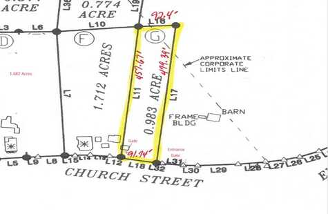 Lot G CHURCH ST, TIMBERVILLE, VA 22853