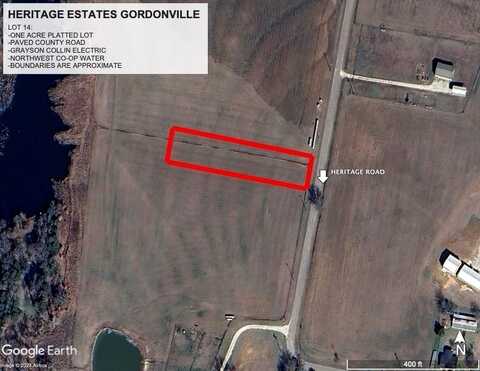 Lot 1.14 HERITAGE, Gordonville, TX 76245